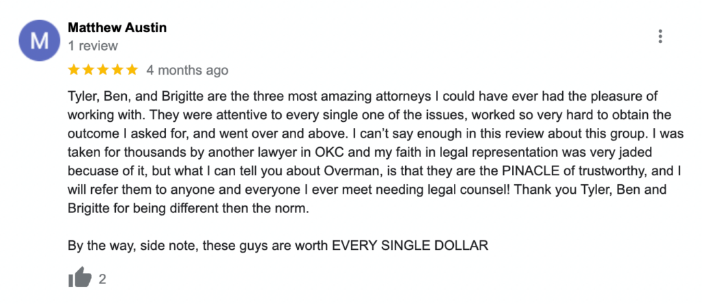 Oklahoma Criminal Defense Group Review